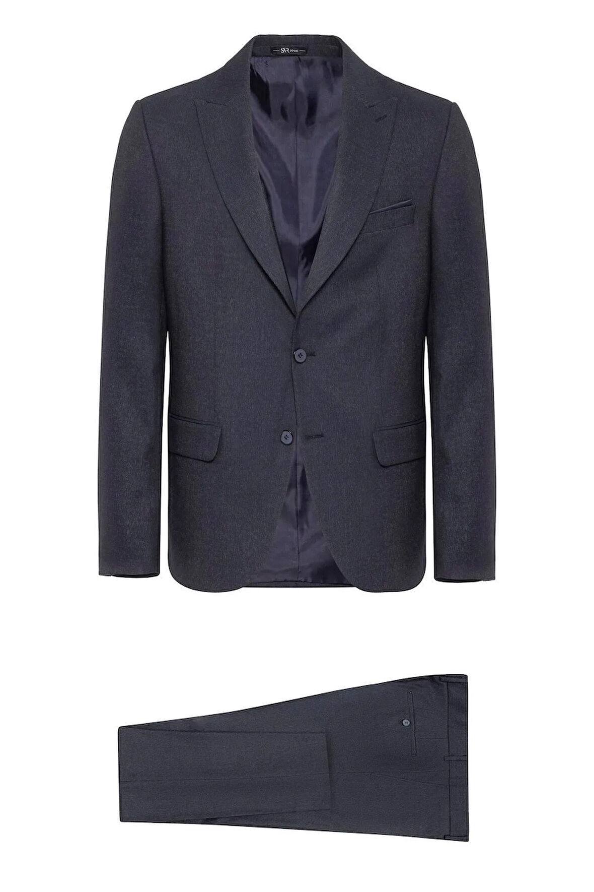 Slimfit Desenli Takım Elbise