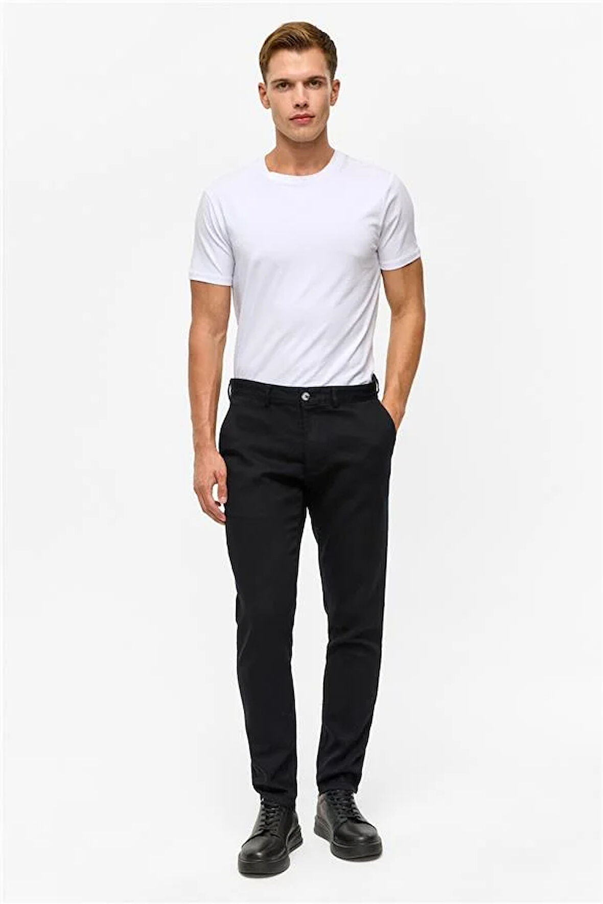 Slim Armürlü Pantolon