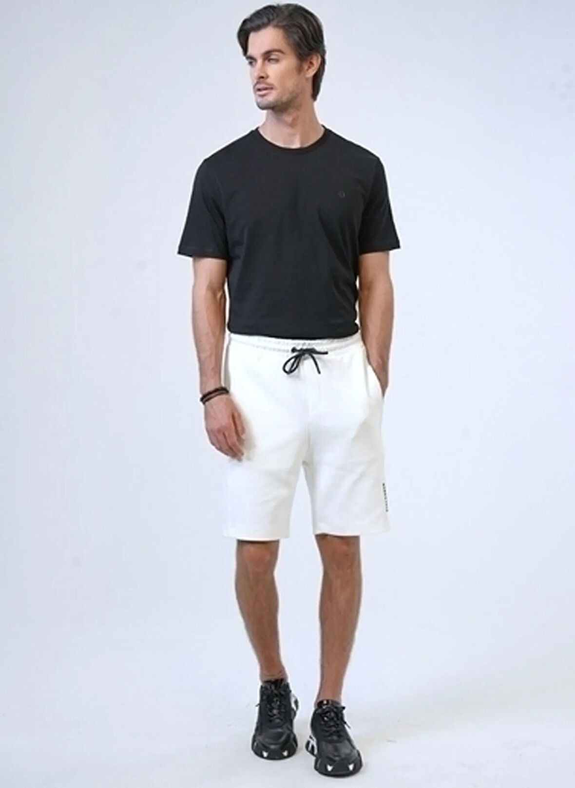 Back and Bond Normal Bel Normal Paça Regular Fit Beyaz Erkek Pantolon B33S36007