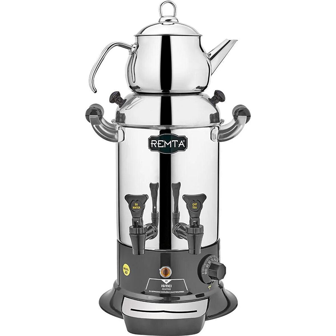 Mini Çift Demlikli Çay Makinesi 5 lt Çay Makinesi Semaveri R25 Çaycı