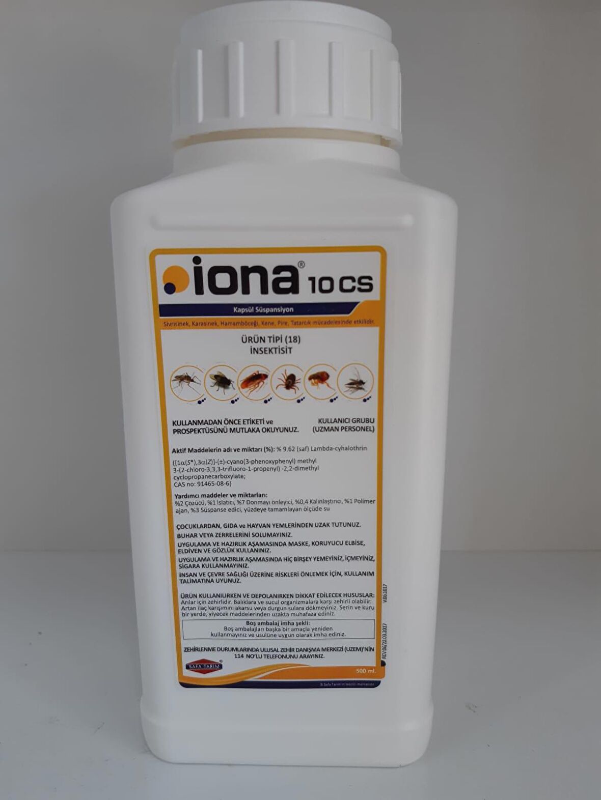 İONA 10 CS KOKUSUZ HAŞERE ÖLDÜRÜCÜ 500 ML