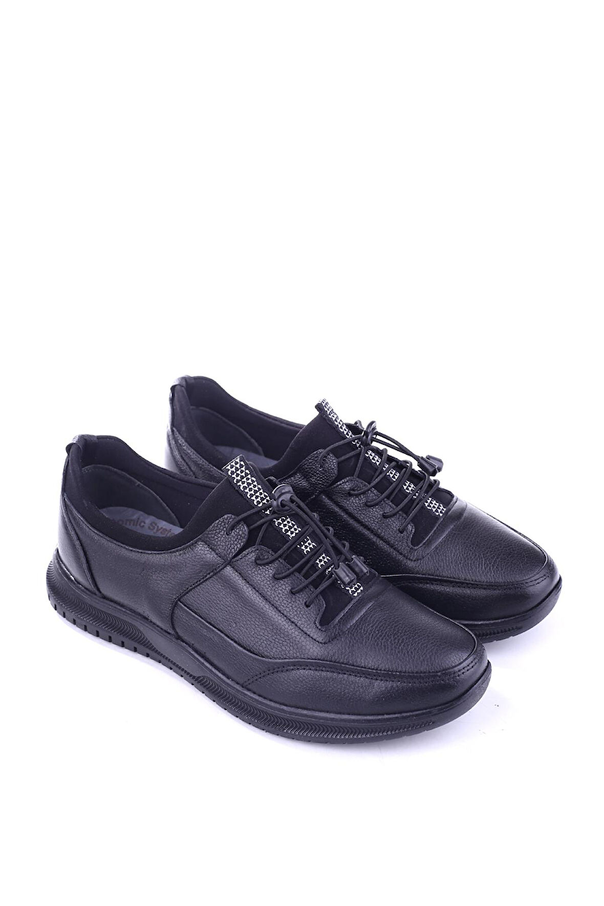 Papuç Sepeti 515 Hakiki Deri Streç Bağcıklı Günlük Erkek Ayakkabı