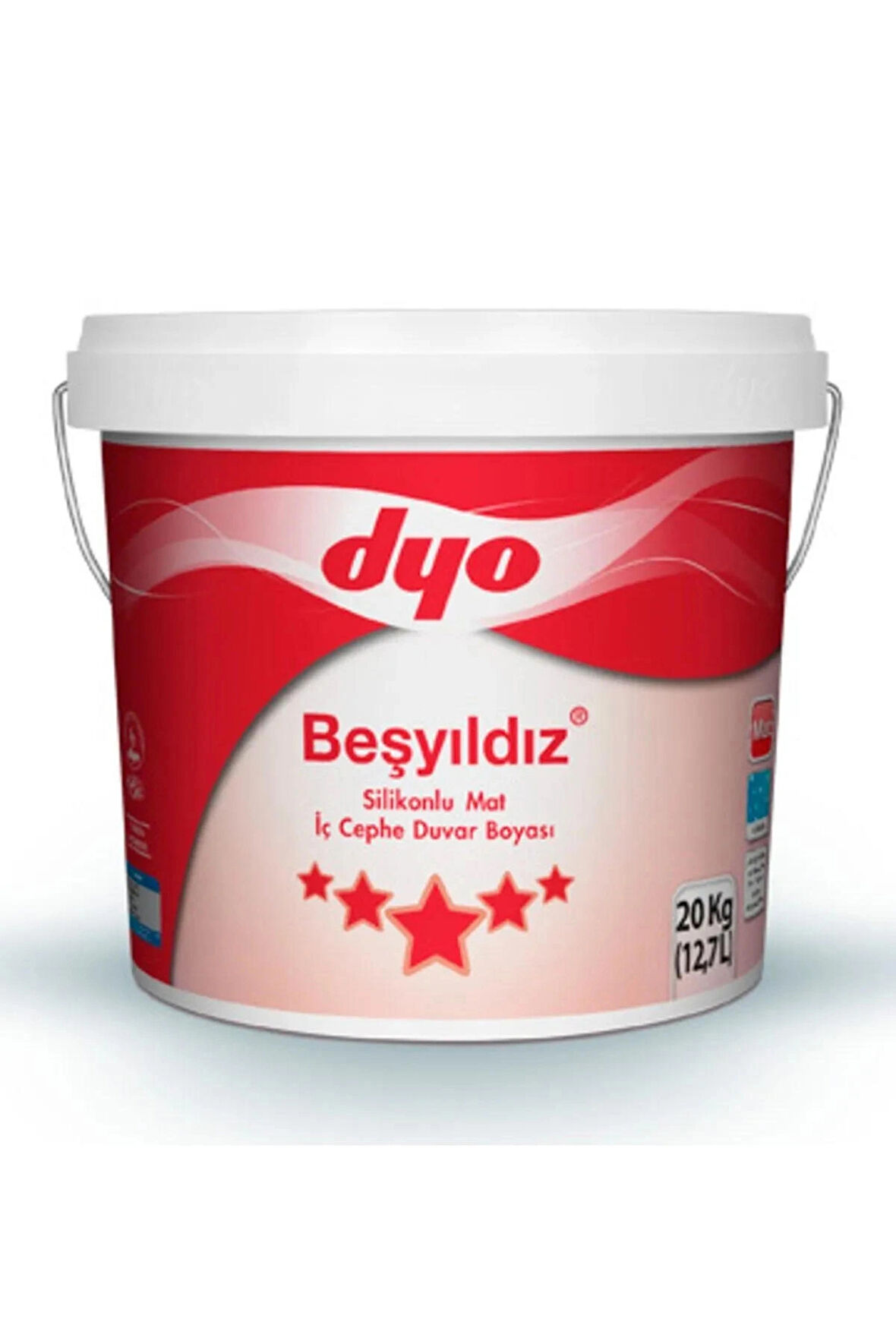 Dyo Beşyıldız Silikonlu Mat İç Cephe Boyası 20Kg