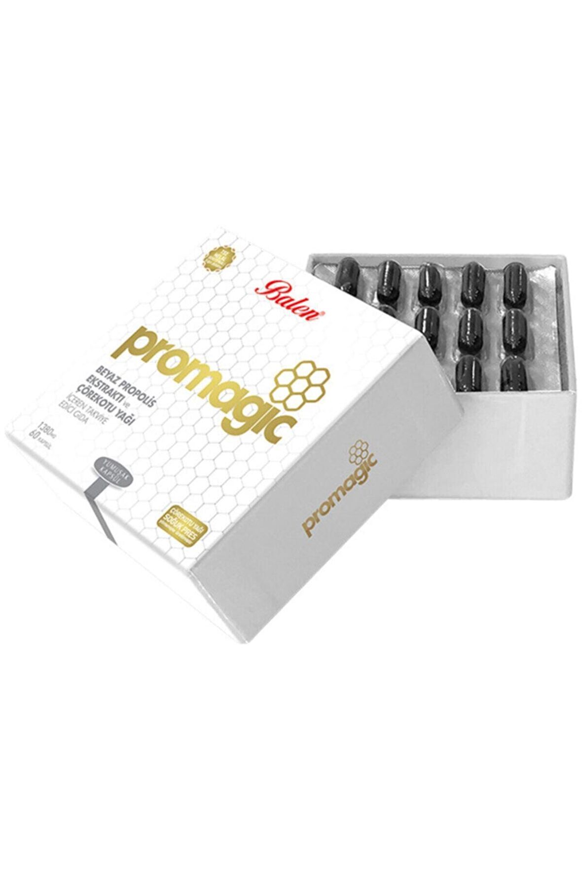 1 Kutu Balen Balen Promagic Beyaz Propolis Ekst.Ve Çörekotu