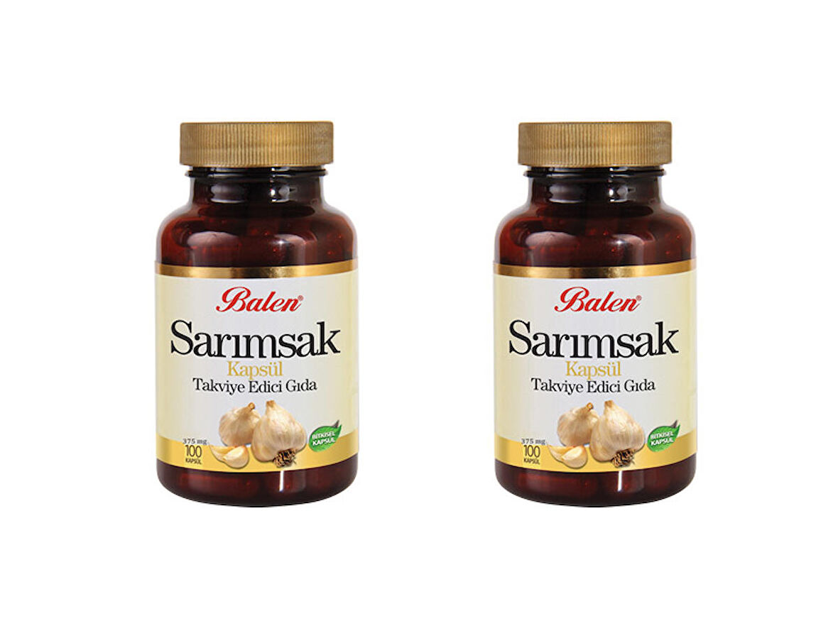 2 Adet Balen Sarımsak Kapsül 300 mg x 100 Kapsül