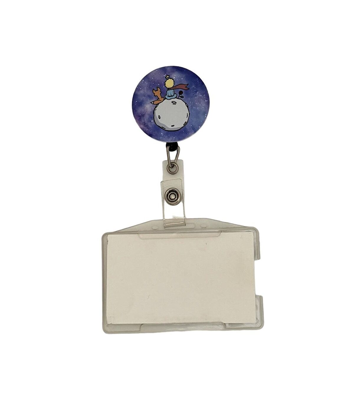 Küçük Prens Temalı Metal Yoyo Kartlık Yoyo Yaka Kartlığı