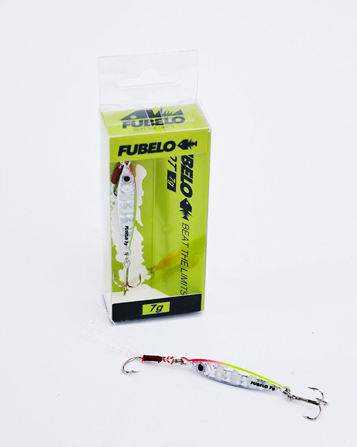 FUBELO PILOT MICRO JIG 3GR COLOR:YELLOW ZEBRA GLOW