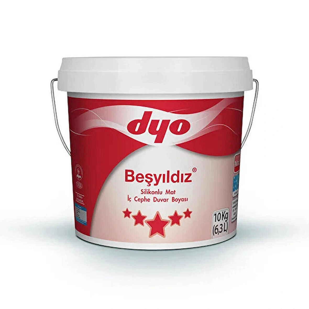 Dyo Beşyıldız Silikonlu Mat İç Cephe Boyası 10Kg