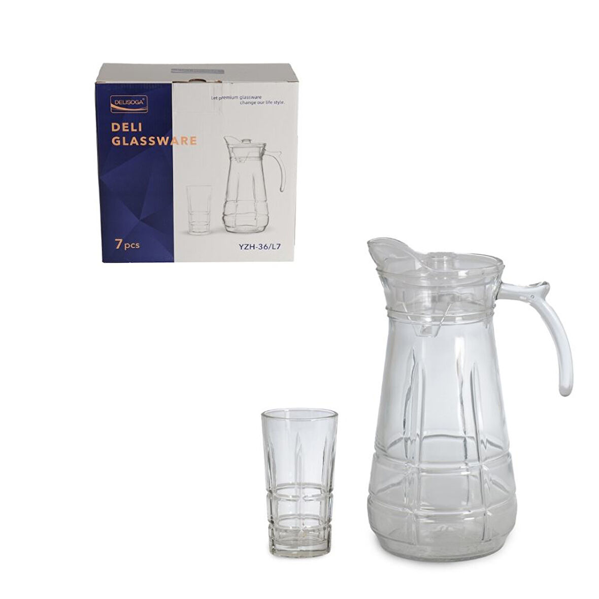 Delısoga Su Takımı Dekorlu 7 Parça YZH-36/L7