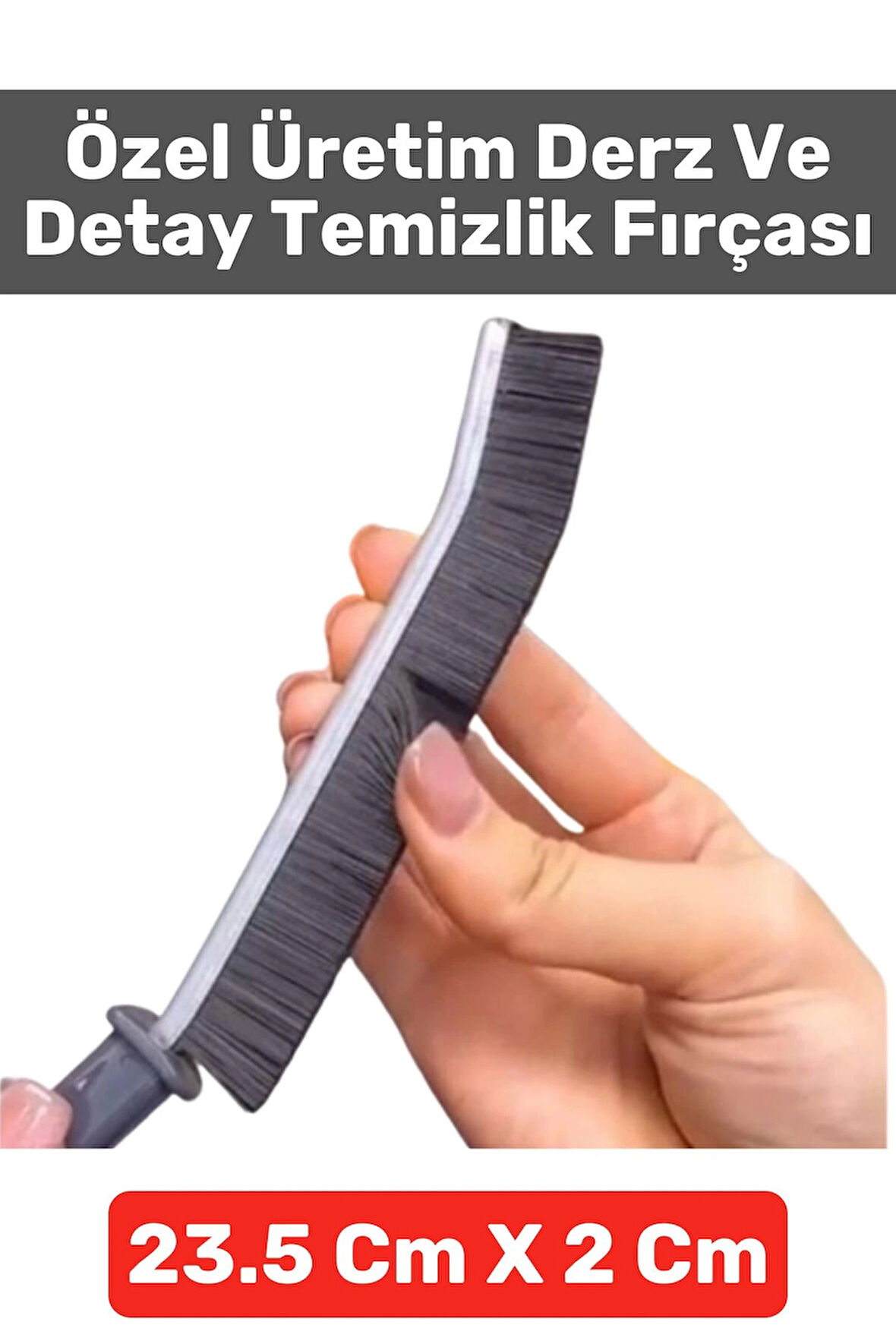 Yüksek Kaliteli Derz İnce Ergonomik Mutfak Banyo Lavabo Otomobil Detaylı Temizlik Fırçası 2 Adet