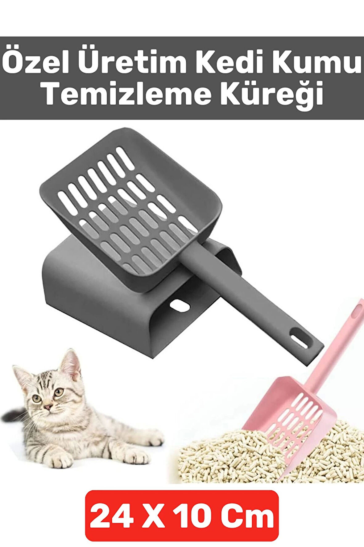 Özel Üretim Yüksek Kaliteli Hijyenik Kedi Tuvaleti Kedi Kumu Temizleme Küreği