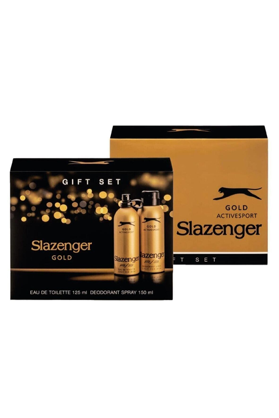 Slazenger Active Sport Gold EDT 125 ml + Deo Sprey 150 ml Erkek Parfüm Seti