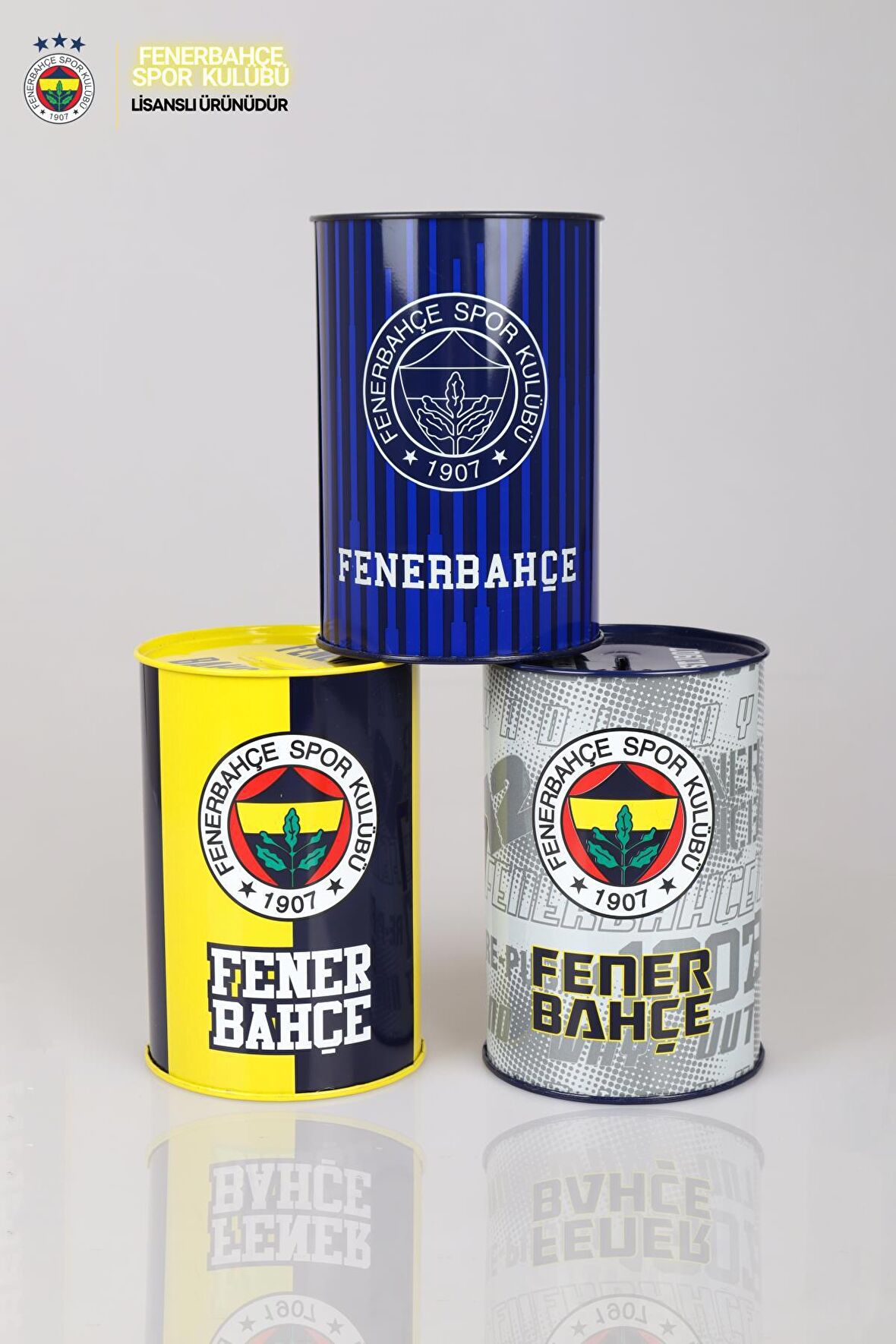 YENİ SEZON LİSANSLI BÜYÜK BOY FENERBAHÇE METAL KUMBARA 