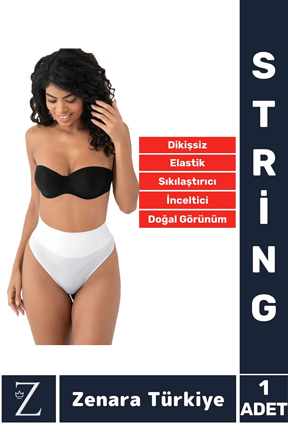 Gündelik İz Göstermez Kaymaz 2 Beden İnceltensıkılaştırantoparlayan Çok Şık Dikişsiz Stri̇ng Korse