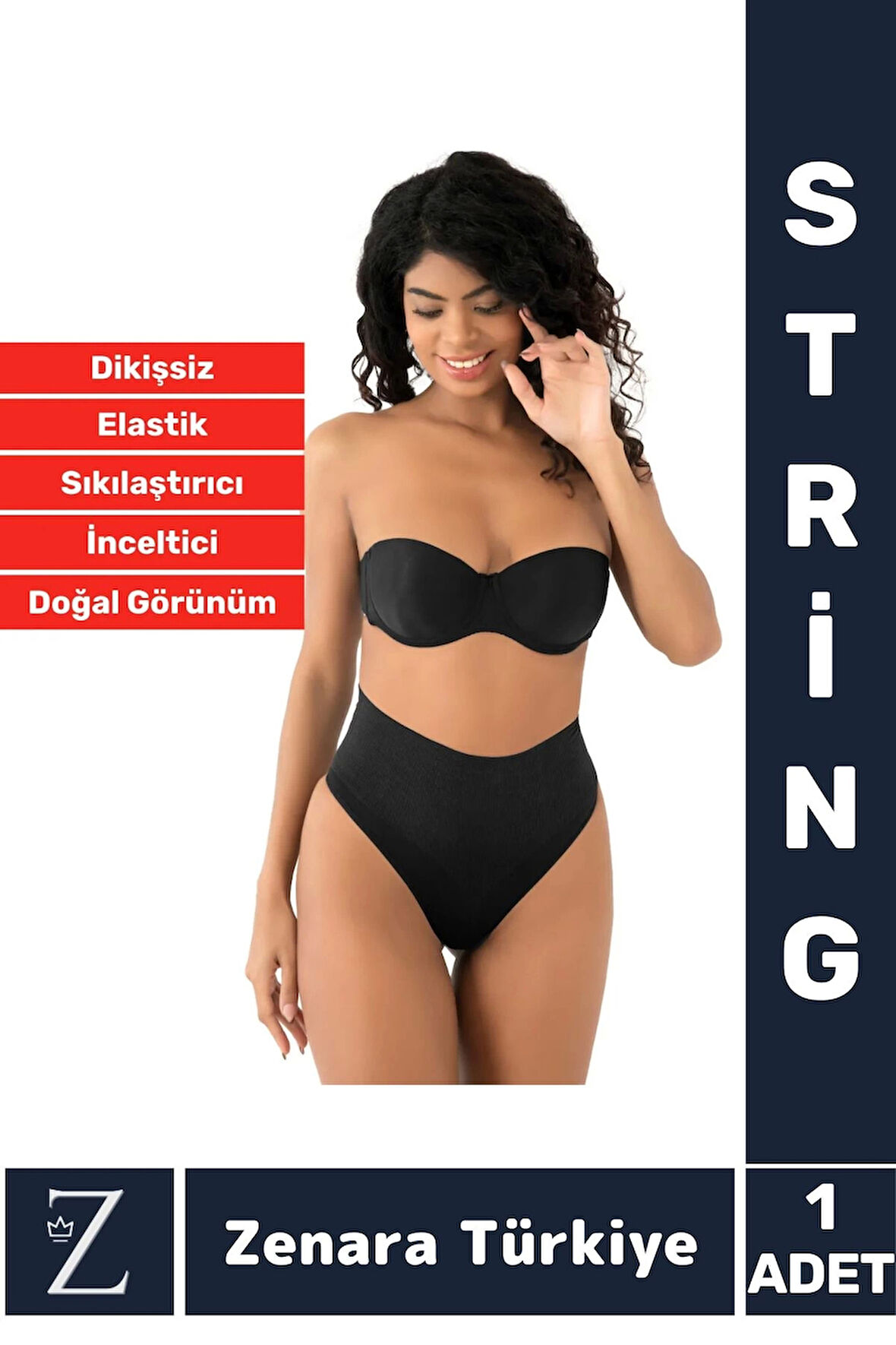 Gündelik İz Göstermez Kaymaz 2 Beden İncelten Sıkılaştıran Toparlayan Çok Şık Dikişsiz STRİNG Korse