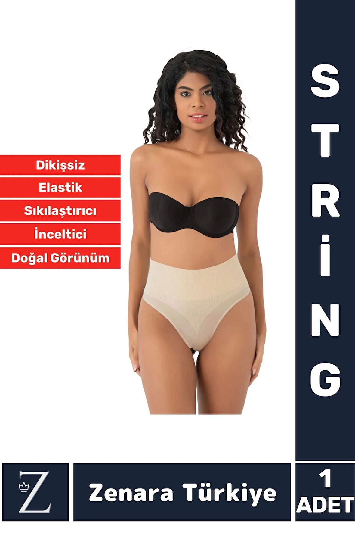 Gündelik İz Göstermez Kaymaz 2 Beden İncelten Sıkılaştıran Toparlayan Çok Şık Dikişsiz STRİNG Korse