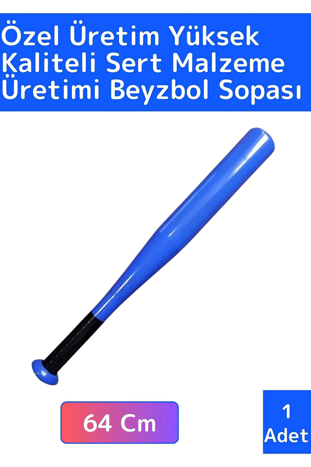 Kırılmaz Hassas Kavrama Kabiliyeti Metal  Beyzbol Sopası 64 Cm