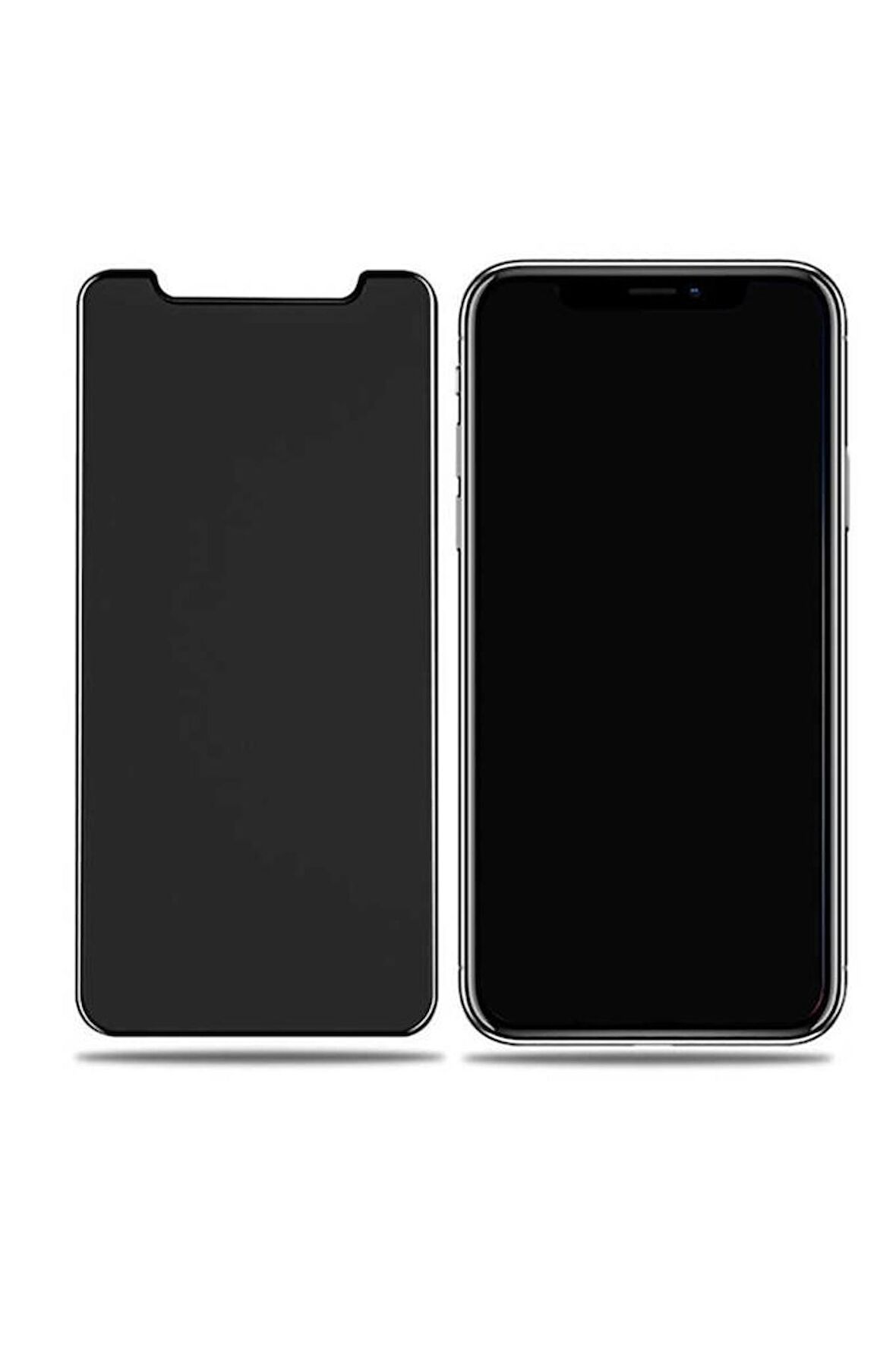 Apple iPhone X ​​​​​​​​​​​​Premium Privacy Ekstra Korumalı Tam Kaplayan Cam Ekran Koruyucu