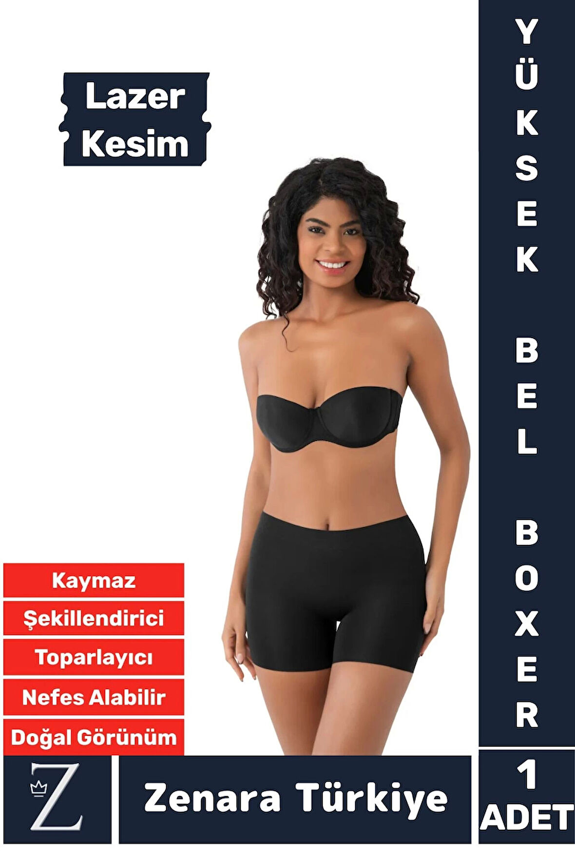 Gündelik İz İç Göstermez Kaymaz Vücut Sıkılaştıran Şekillendiren Toparlayan LAZER KESİM Boxer Korse