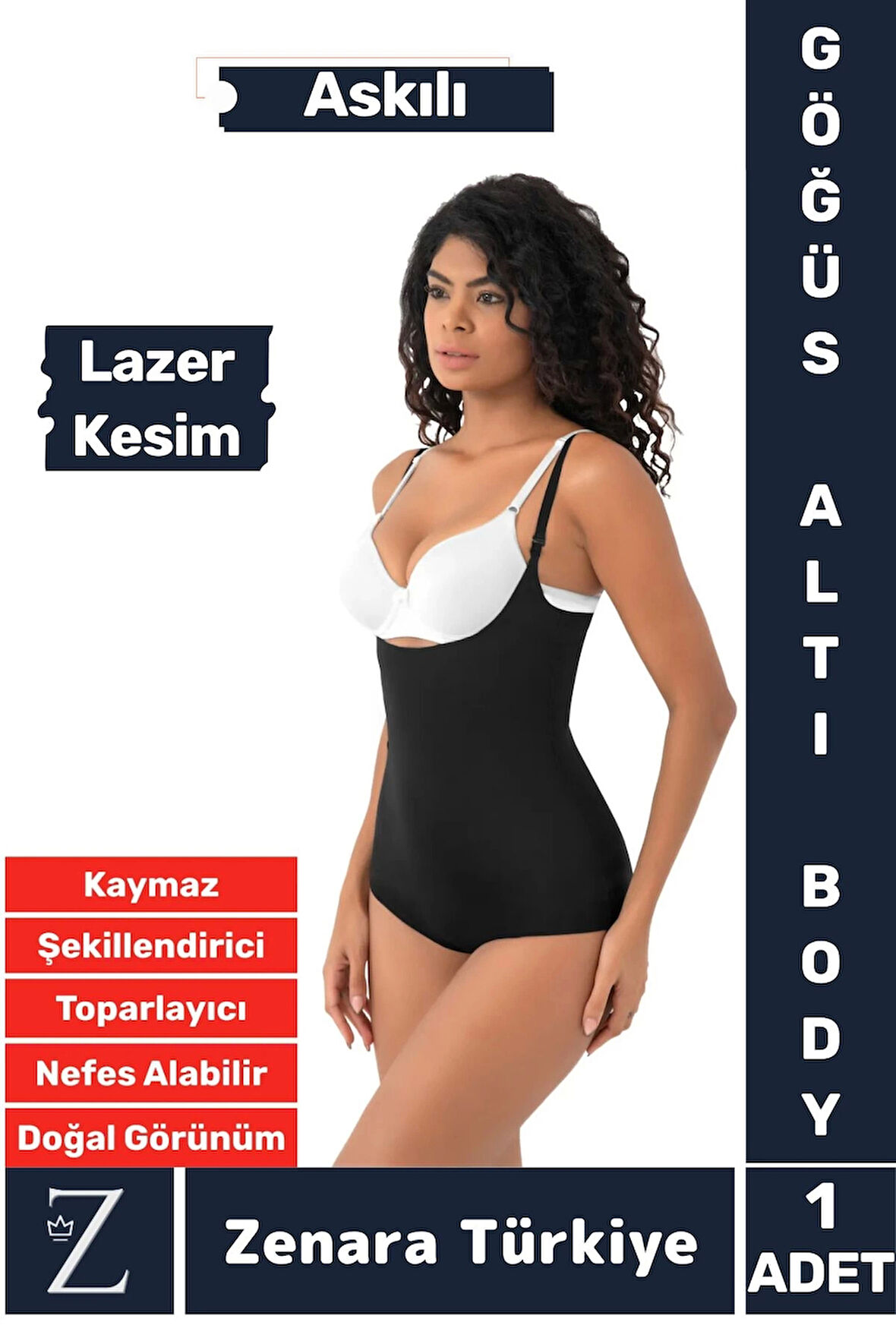 İç Göstermez Kaymaz Sıkılaştıran Şekillendiren Toparlayan LAZER KESİM Askılı Gögüs Altı Body Korse