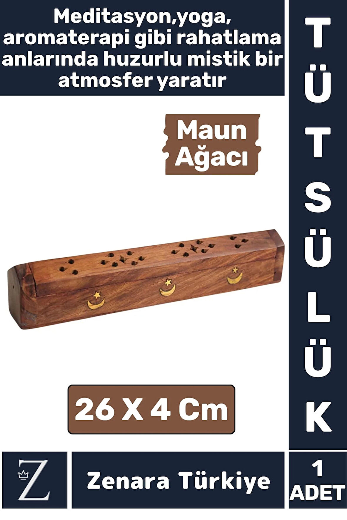 Yüksek Kaliteli Yoga Chakra Meditasyon Aromaterapi Pozitif Enerji Çok Şık Maun Ağacı TABUT TÜTSÜLÜK