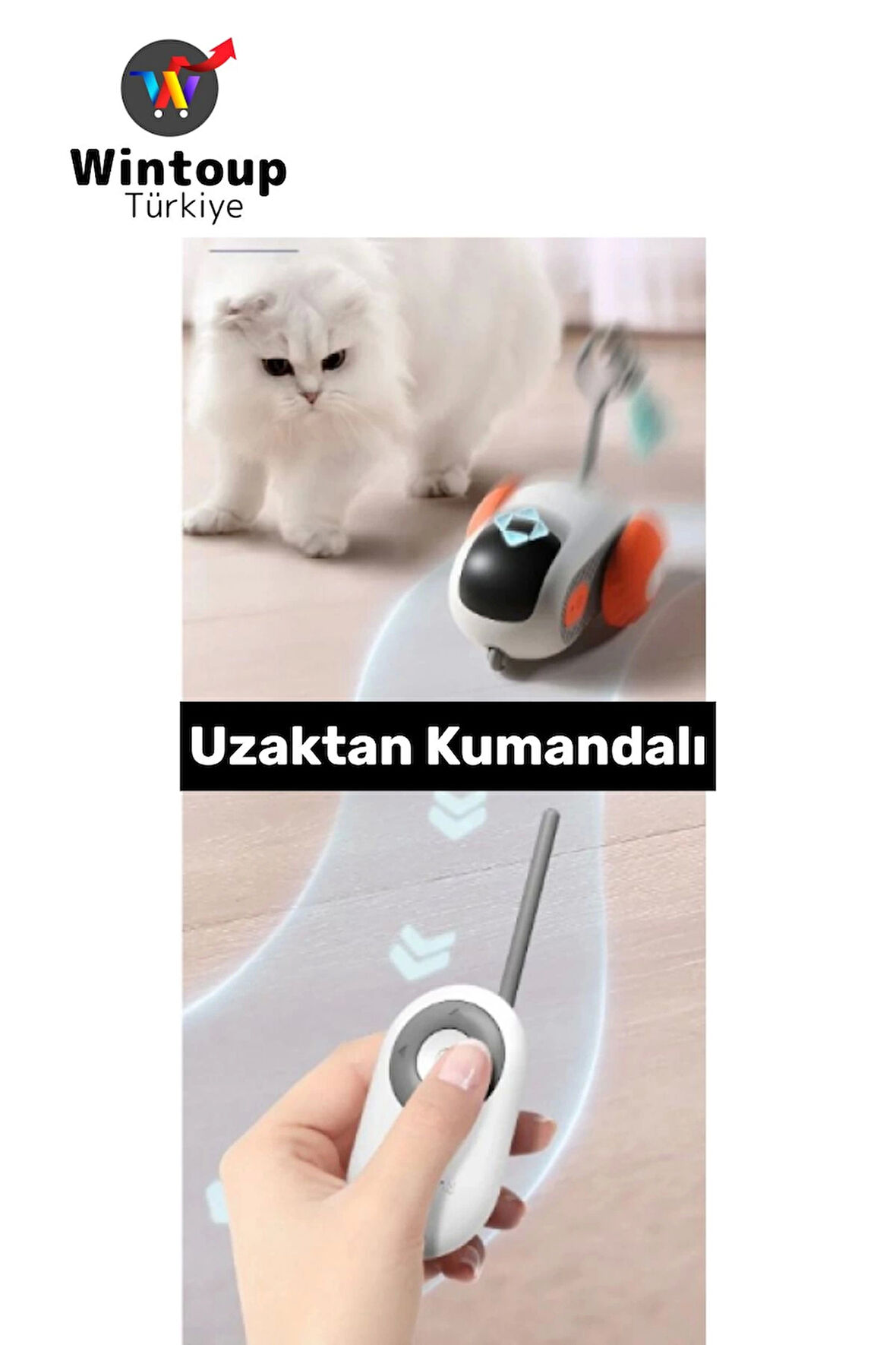 Evcil Hayvan Kedi Fiziksel Gelişm İlgi Çekici Eğlenceli Şarjlı Uzaktan Kumandalı Robot Kedi Oyuncağı