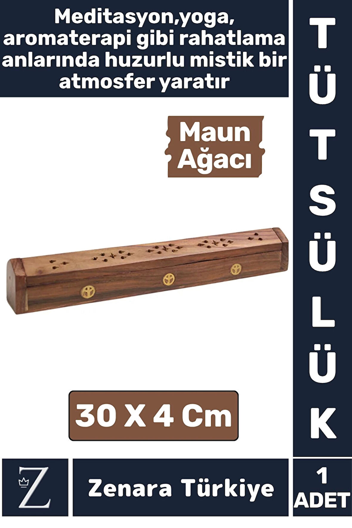 Dayanıklı Yoga Chakra Meditasyon Aromaterapi Pozitif Enerji Yüksek Kalite Maun Ağacı TABUT TÜTSÜLÜK