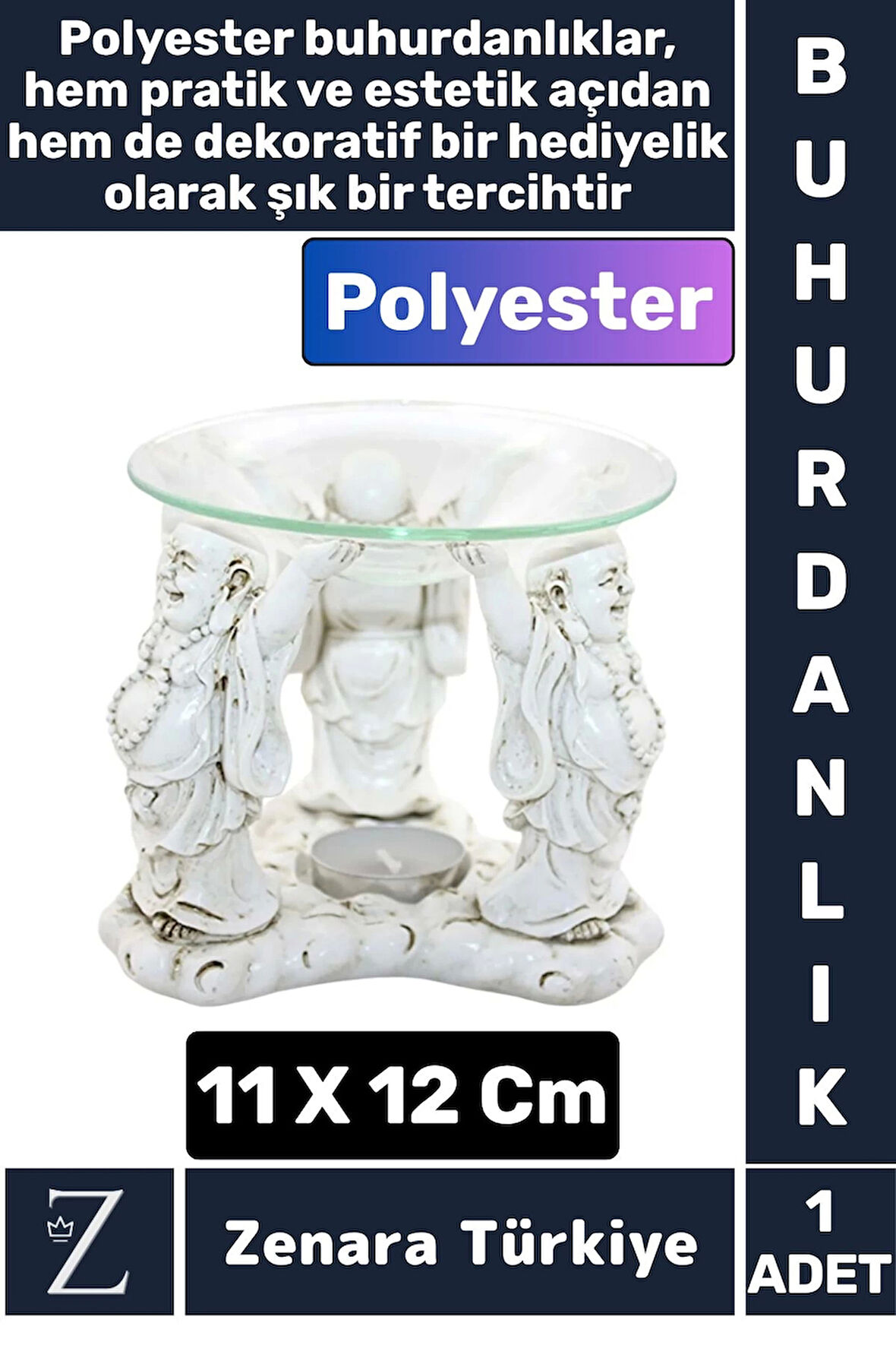 Dekoratif Hediye Aromaterapi Yoga Meditasyon Kolay Temizlenir Yüksek Kaliteli Polyester BUHURDANLIK