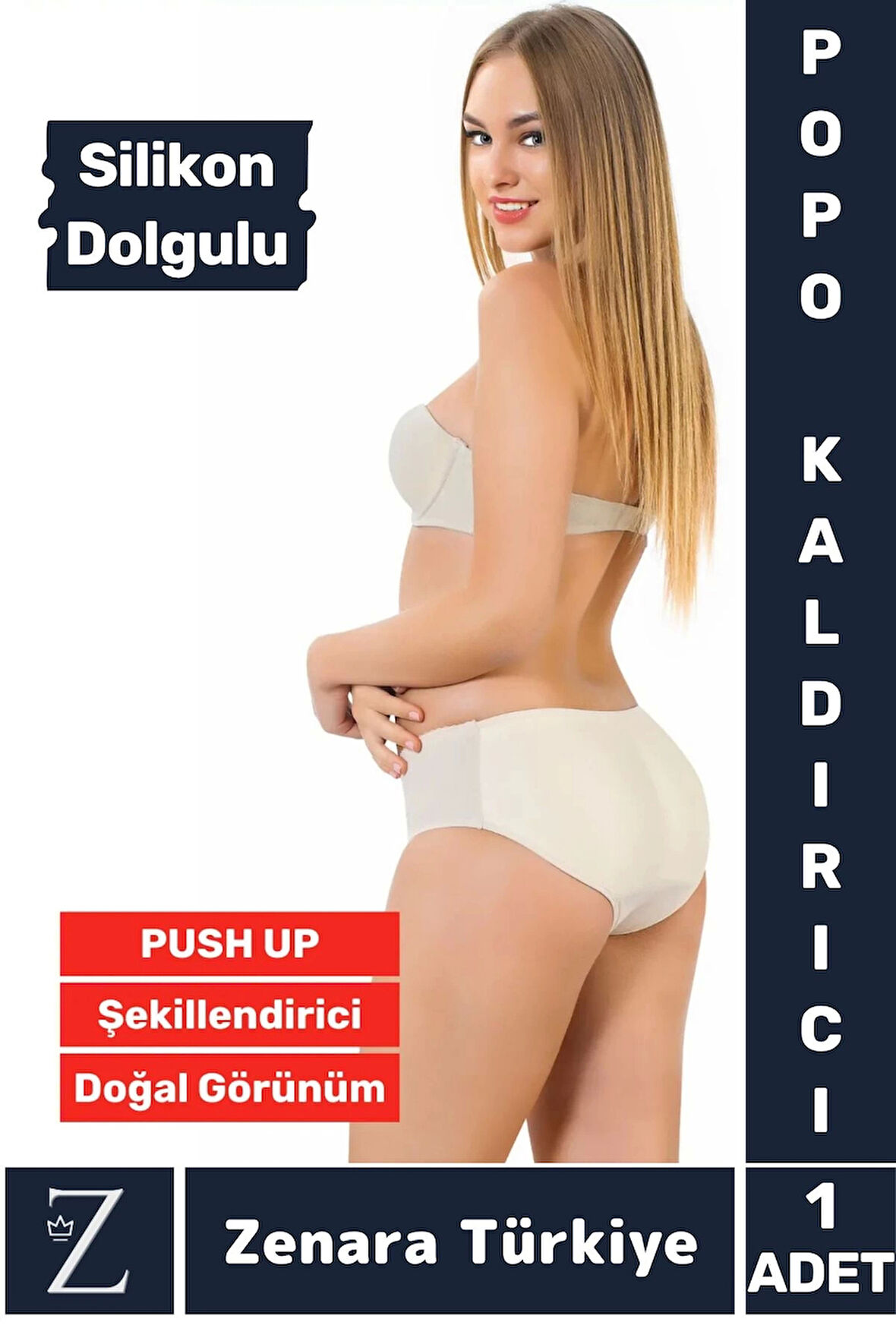 Özel Üretim İz İç Göstermez PUSH UP Kaymaz Popo Kaldıran Şekillendiren Destekleyici Dolgulu Korse