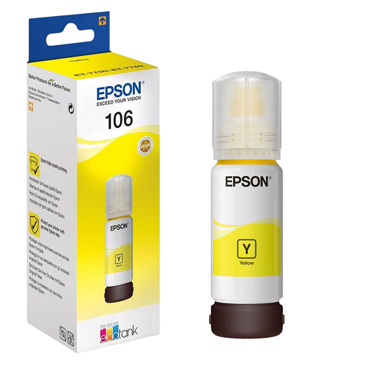 Epson 106-C13T00R440 Sarı Orijinal Mürekkep Kartuş