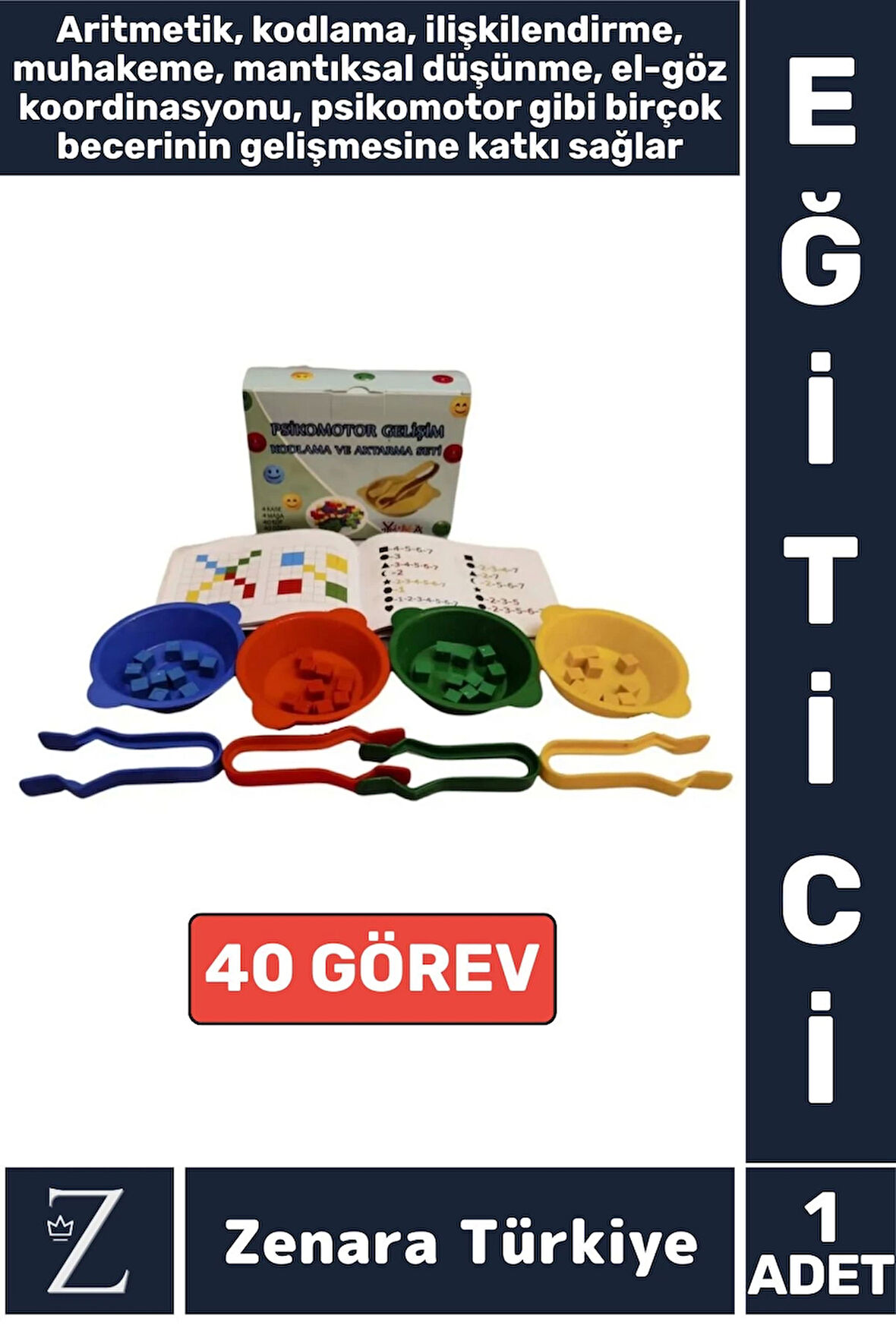 Eğlenceli Mantıksal Düşünme El Göz Koordinasyon Geliştirici Eğitici Çocuk PSİKOMOTOR GELİŞİM