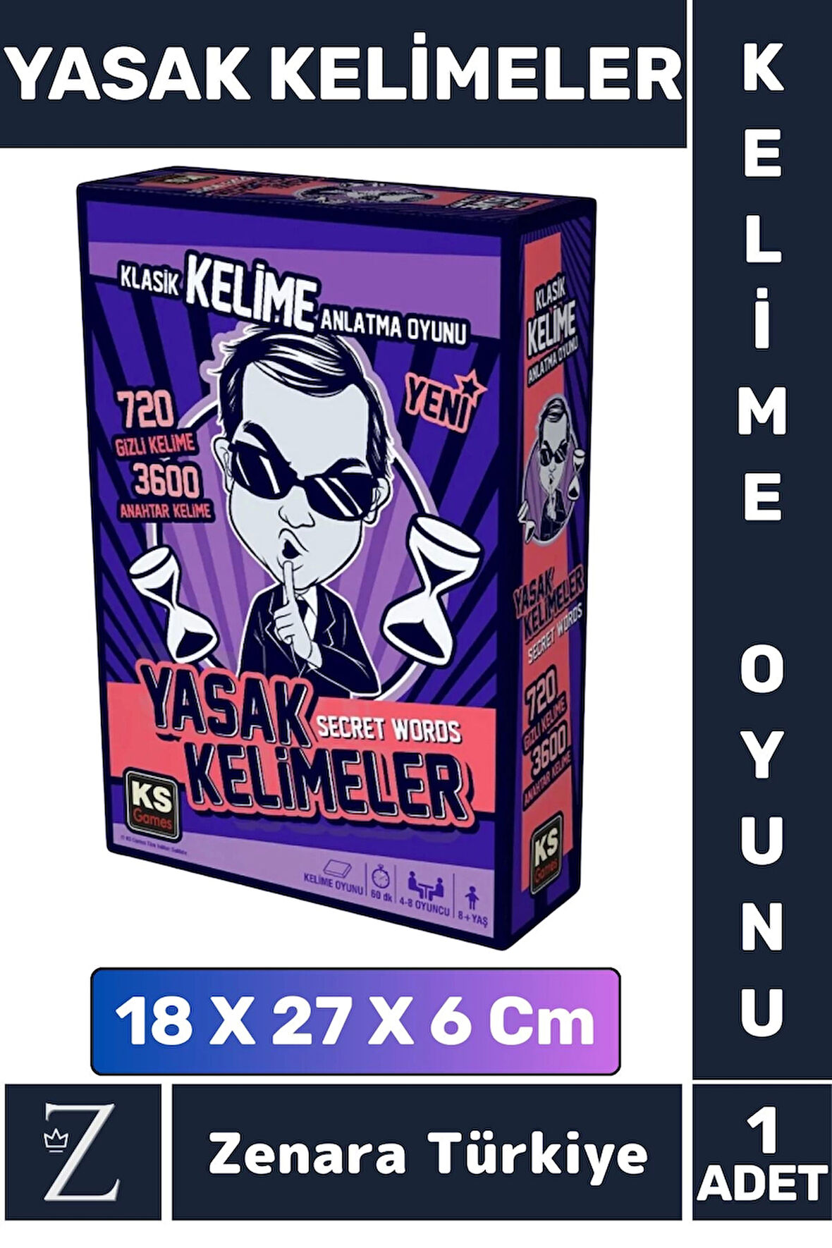 Eğlenceli Zeka Dil Becerisi Kelime Dağarcığı Geliştirici Takım Oyunu Secret Words YASAK KELİMELER