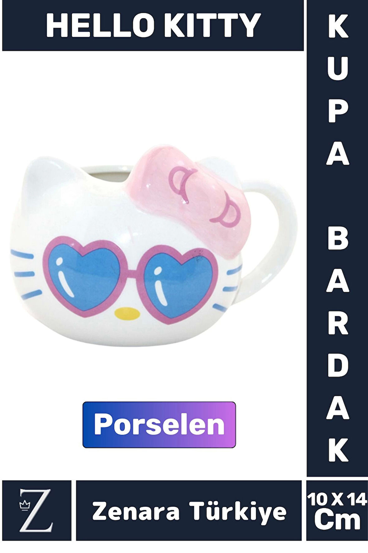 Premium Yüksek Kaliteli Porselen Çocuk Yetişkin Eğlenceli Dekoratif Hediyelik Özel Model Kupa Bardak