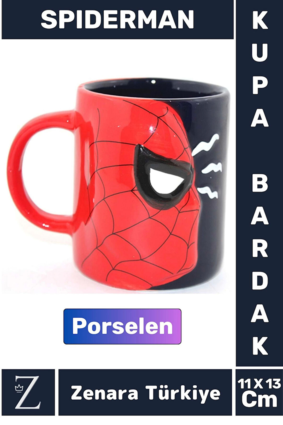 Premium Yüksek Kaliteli Porselen Çocuk Yetişkin Eğlenceli Dekoratif Hediyelik Özel Model Kupa Bardak