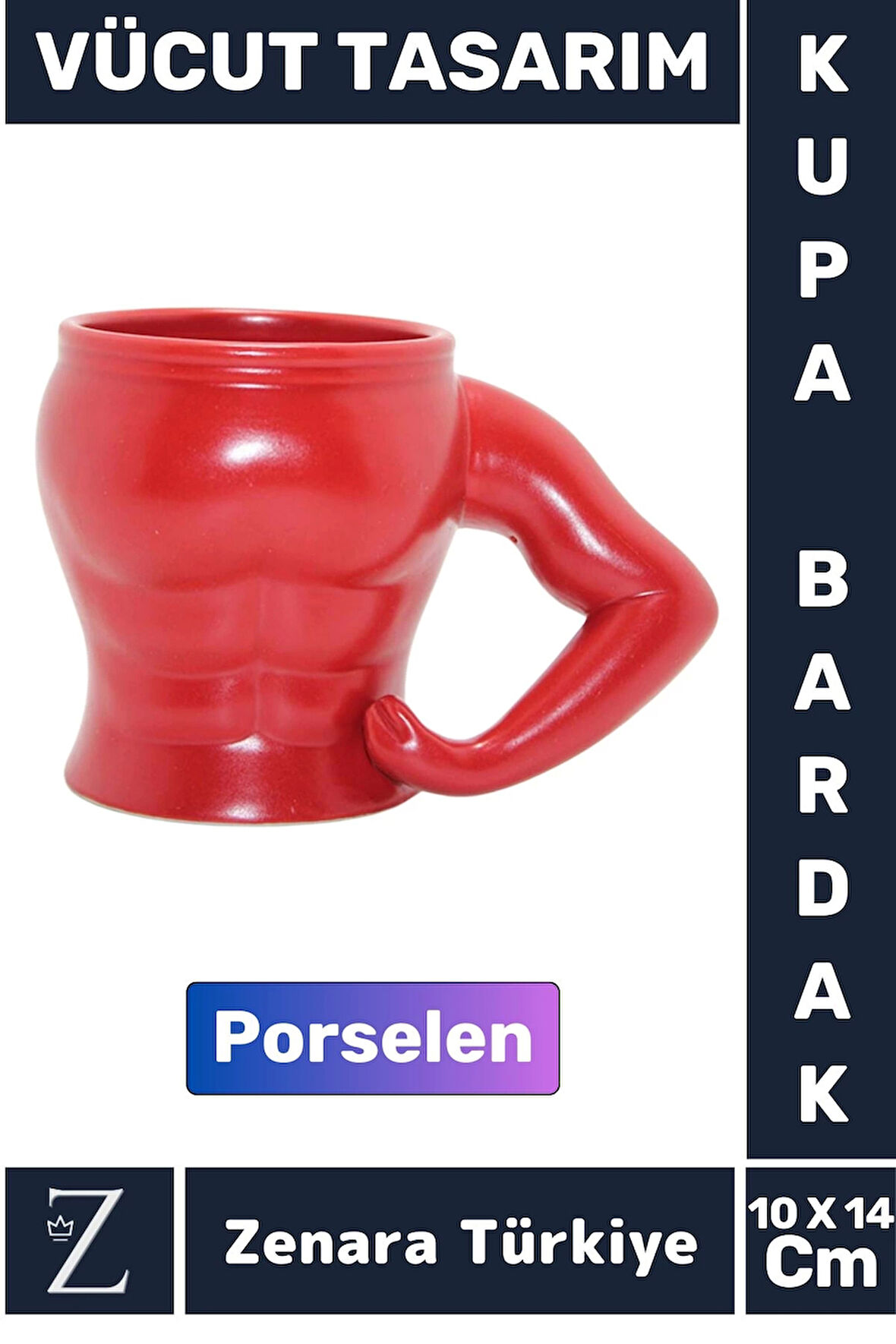Premium Yüksek Kaliteli Porselen Çocuk Yetişkin Eğlenceli Dekoratif Hediyelik Özel Model Kupa Bardak