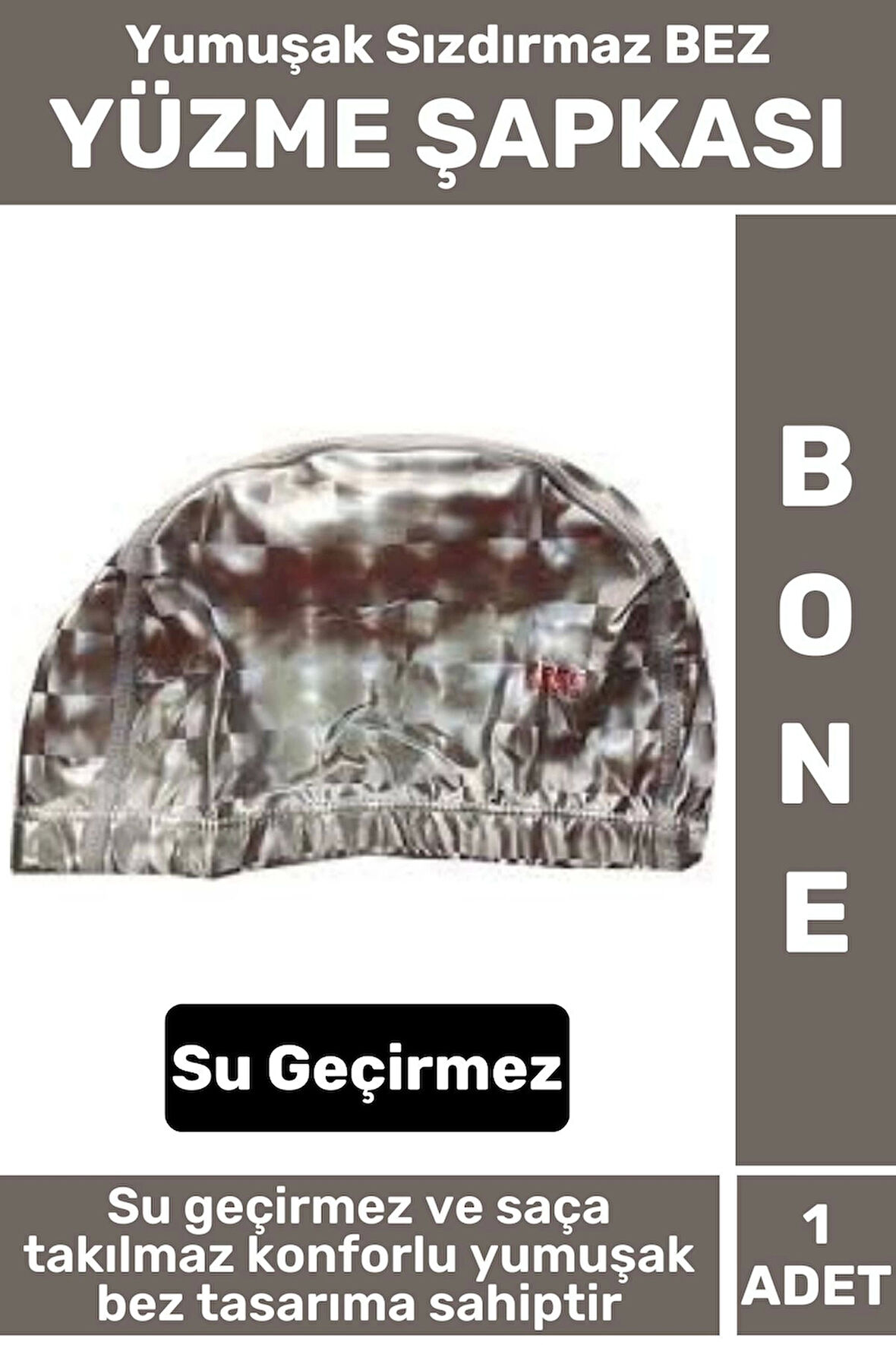 Premium Yüksek Kaliteli Su Geçirmez Yüzücü Deniz Havuz Yüzme Şapkası Yumuşak BEZ BONE