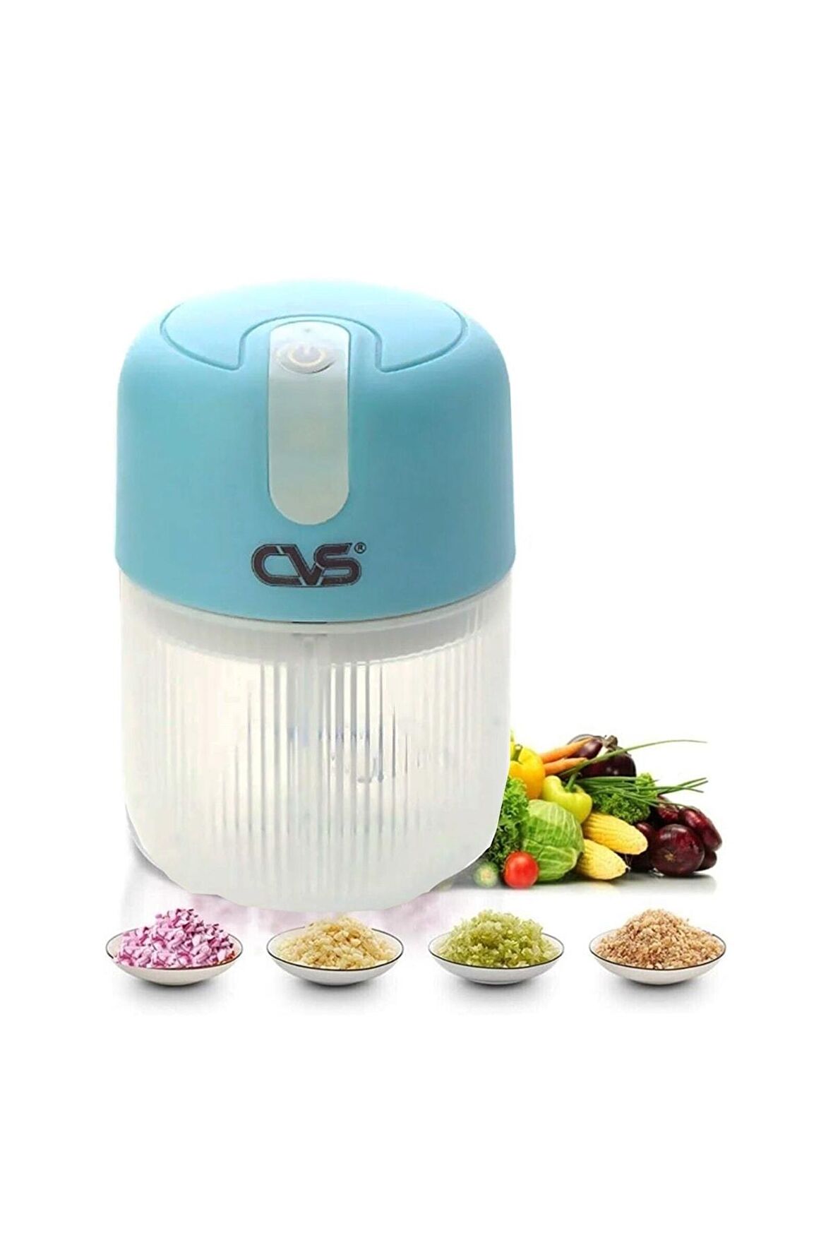 Dn3559 Şarjlı Gıda Doğrayıcı Mini Blender Mavi