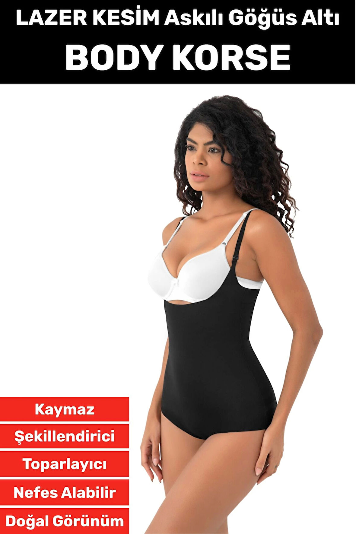 İz İç Göstermez Kaymaz Sıkılaştırıcı Toparlayıcı Şekillendirici LAZER KESİM Gögüs Altı Body Korse
