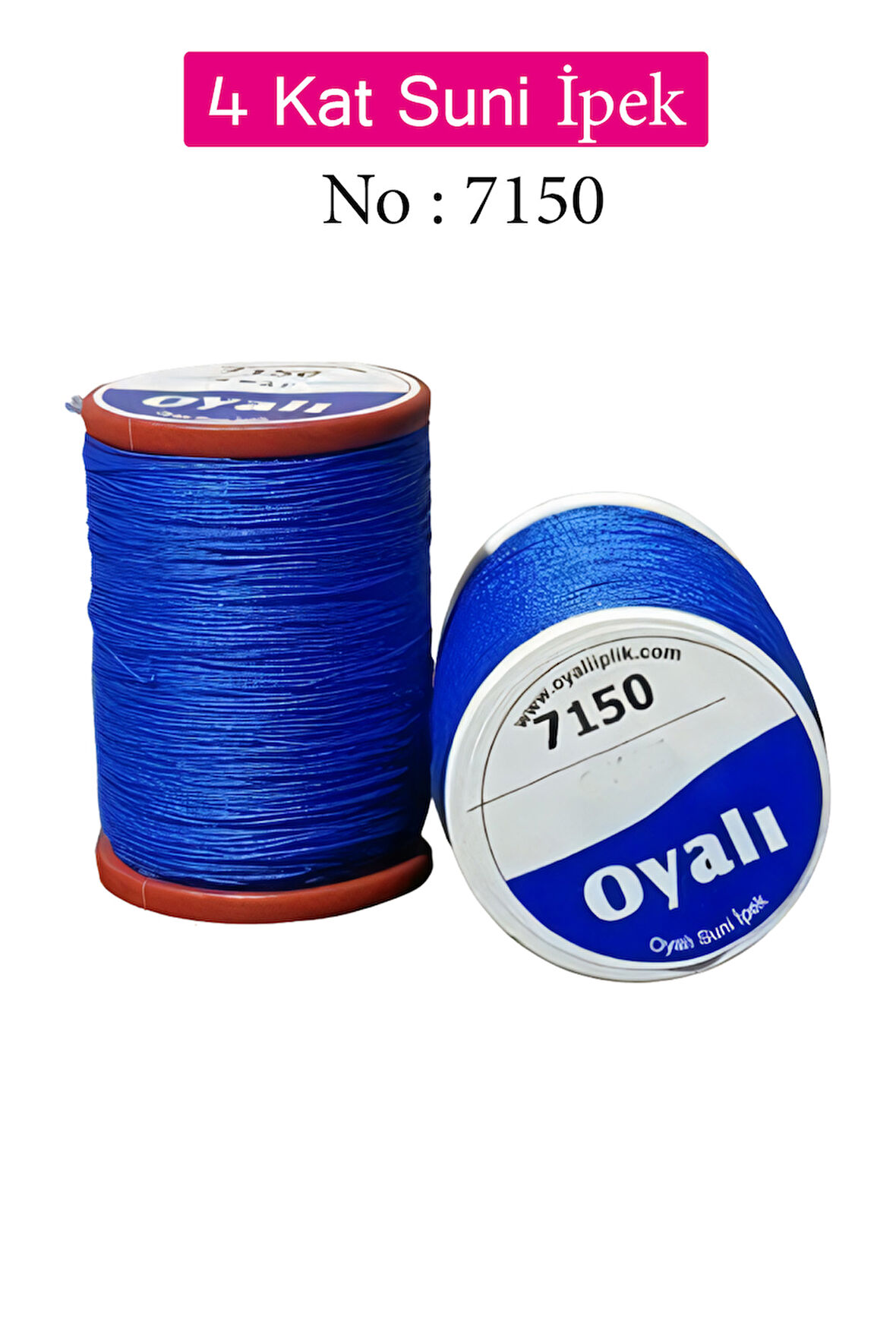 Oyalı 4 Kat Suni İpek İplik İğne Oyası Boncuk İpi Tığ Oyası No:7150