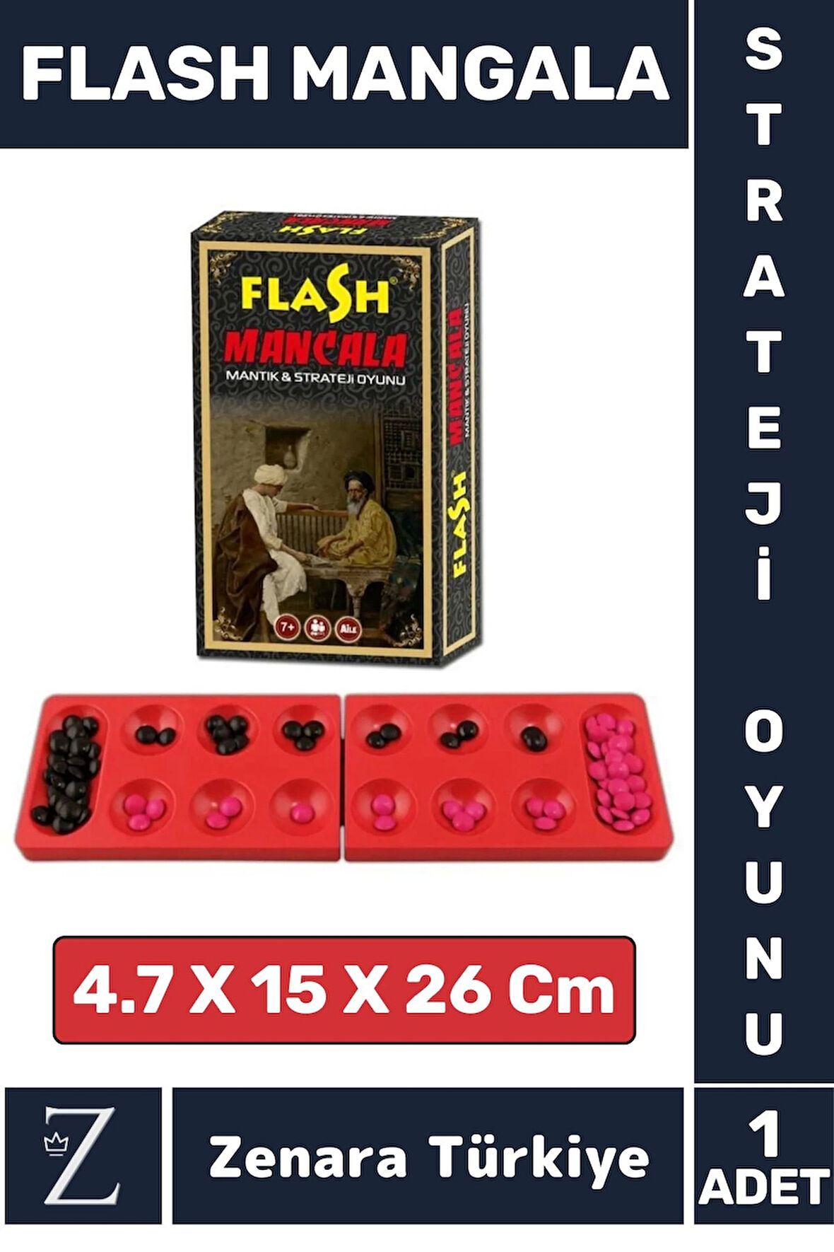 Premium Eğlenceli Strateji Analitik Düşünme Beceri Geliştirme Masa Oyun Takımı PLASTİK FLASH MANGALA