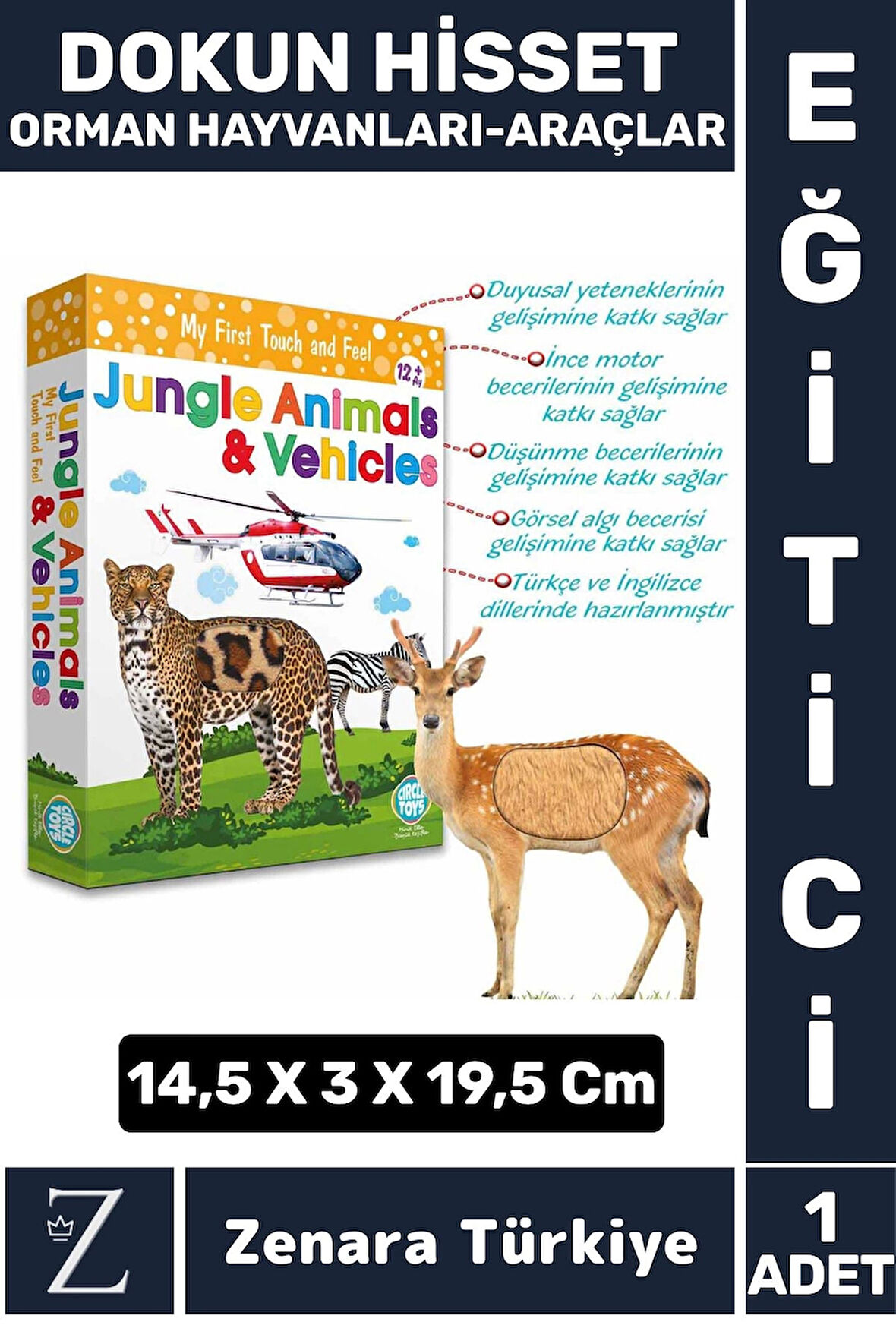 Çocuk Eğitici Dokunma Duyu Dil Becerisi Görsel Algı Sözlü İletişim Gelişim Eğlenceli EĞİTİM KARTLARI