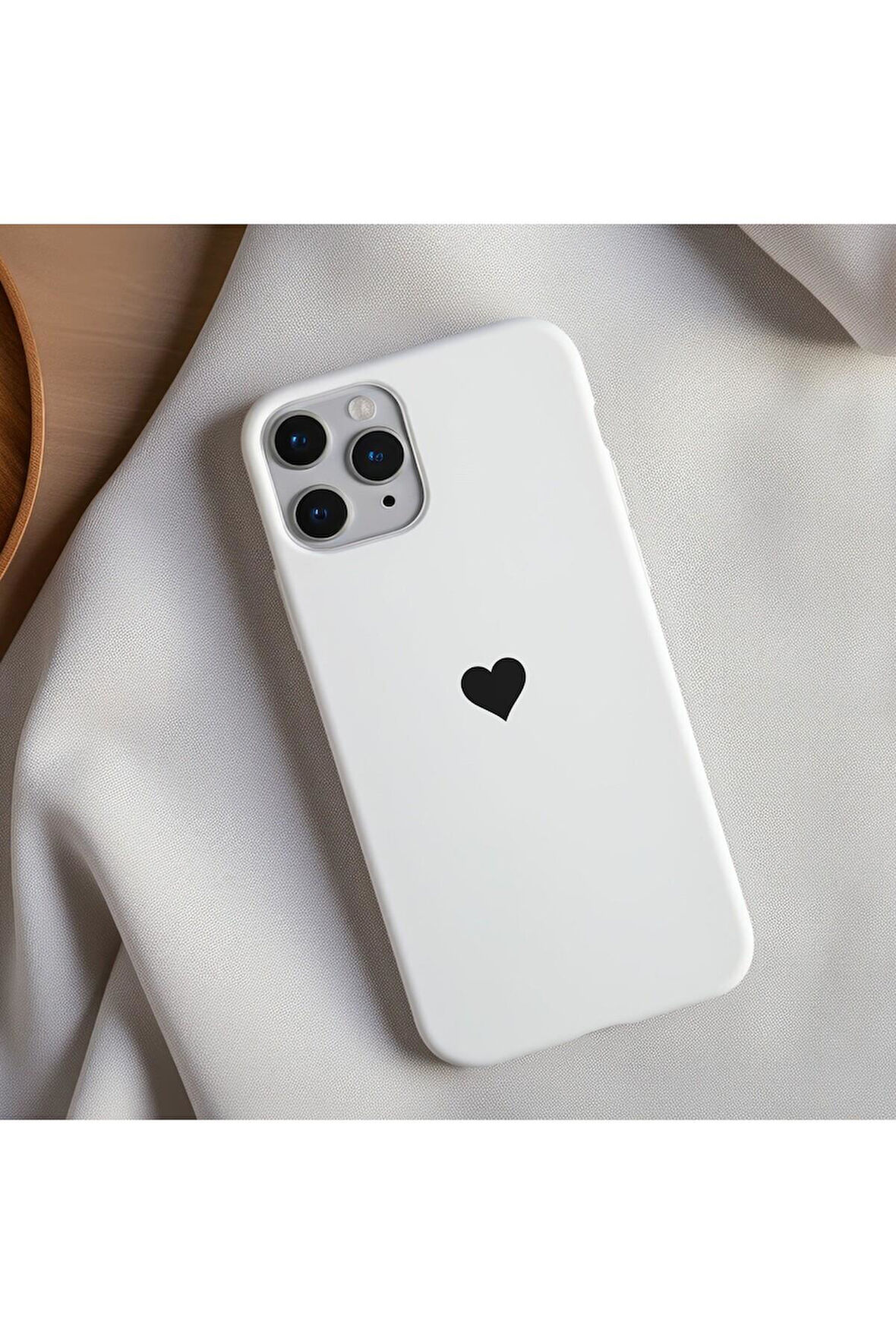 İphone 15 Pro Uyumlu Içi Kadifekalp Telefon Kılıf Yumuşak Doku Hissiı