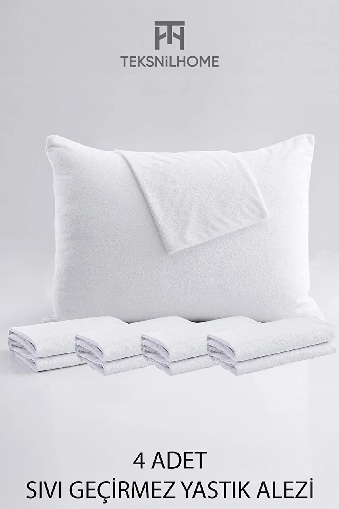 | %100 PAMUK SIVI GEÇİRMEZ 4’LÜ YASTIK ALEZİ KORUYUCU | KORUYUCU YASTIK KILIFI | 50 X 70 |