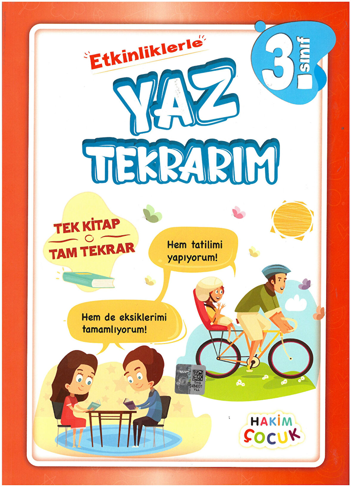 Hakim Çocuk 3.Sınıf Etkinliklerle Yaz Tekrarım Tek Kitap Tam Tekrar Tatil Kitabı