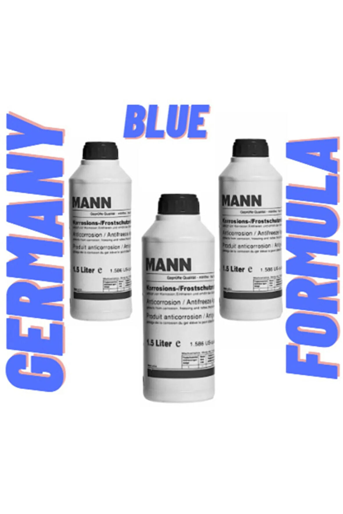 Antifriz Organik Mavi Renk -37c 1.5 Litre 3 Adet