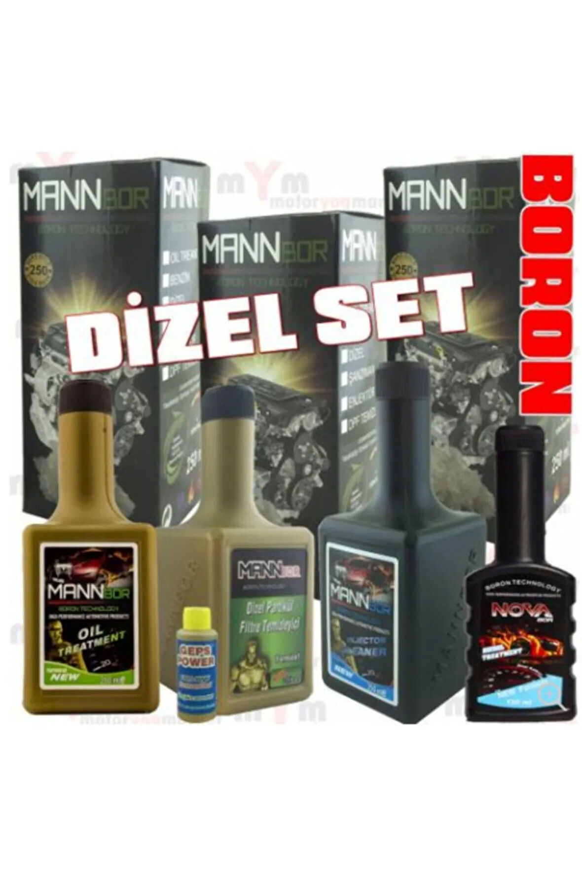 Dizel Katkı Seti: Bor +dpf +enjektör Temizleyici+mazot Katkı