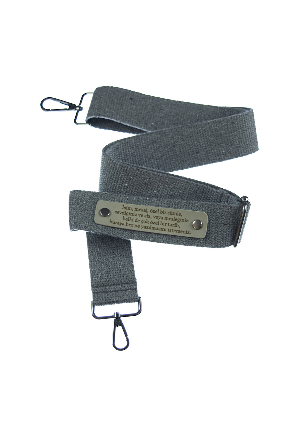 Gri Renk, Unisex Bilgisayar Teknisyenleri İçin Kişiselleştirilebilir Çanta Kayışı, 160 Cm Size Özel
