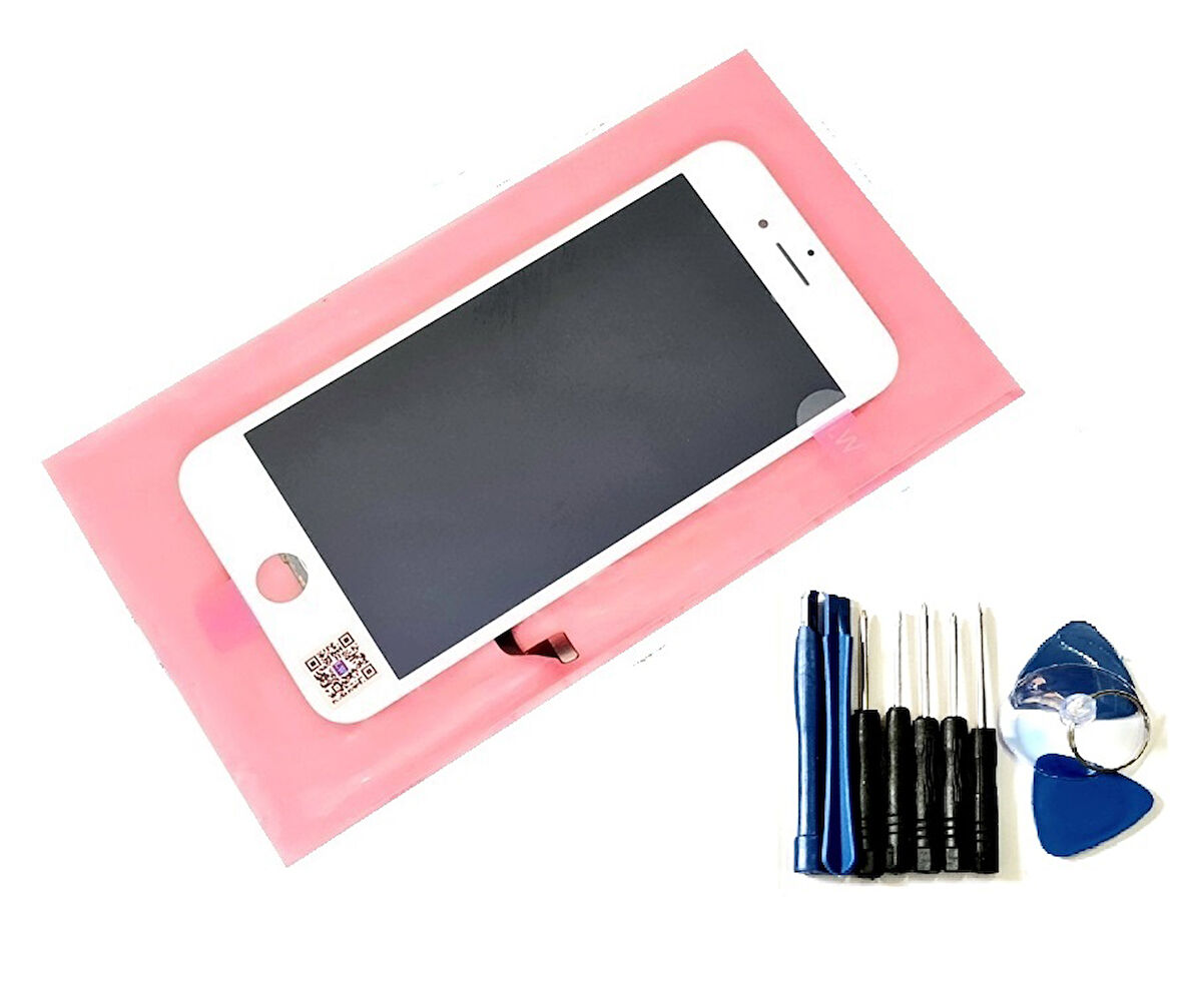 Tkgz İPhone 8 Lcd Ekran dokunmatik (LW Tamir SETİ) BEYAZ