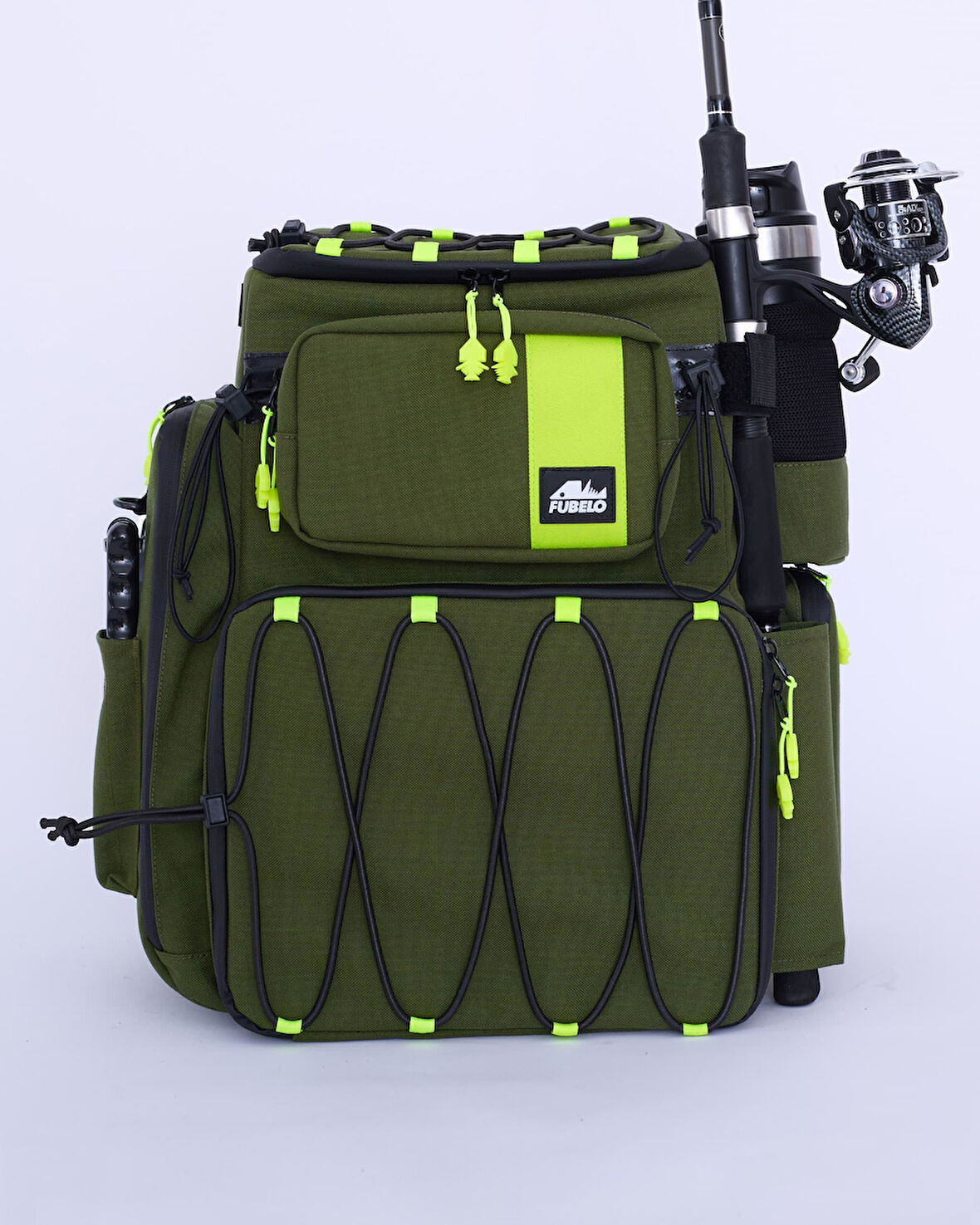 FUBELO CHAP YESIL BALIKÇI ÇANTASI (60LT)