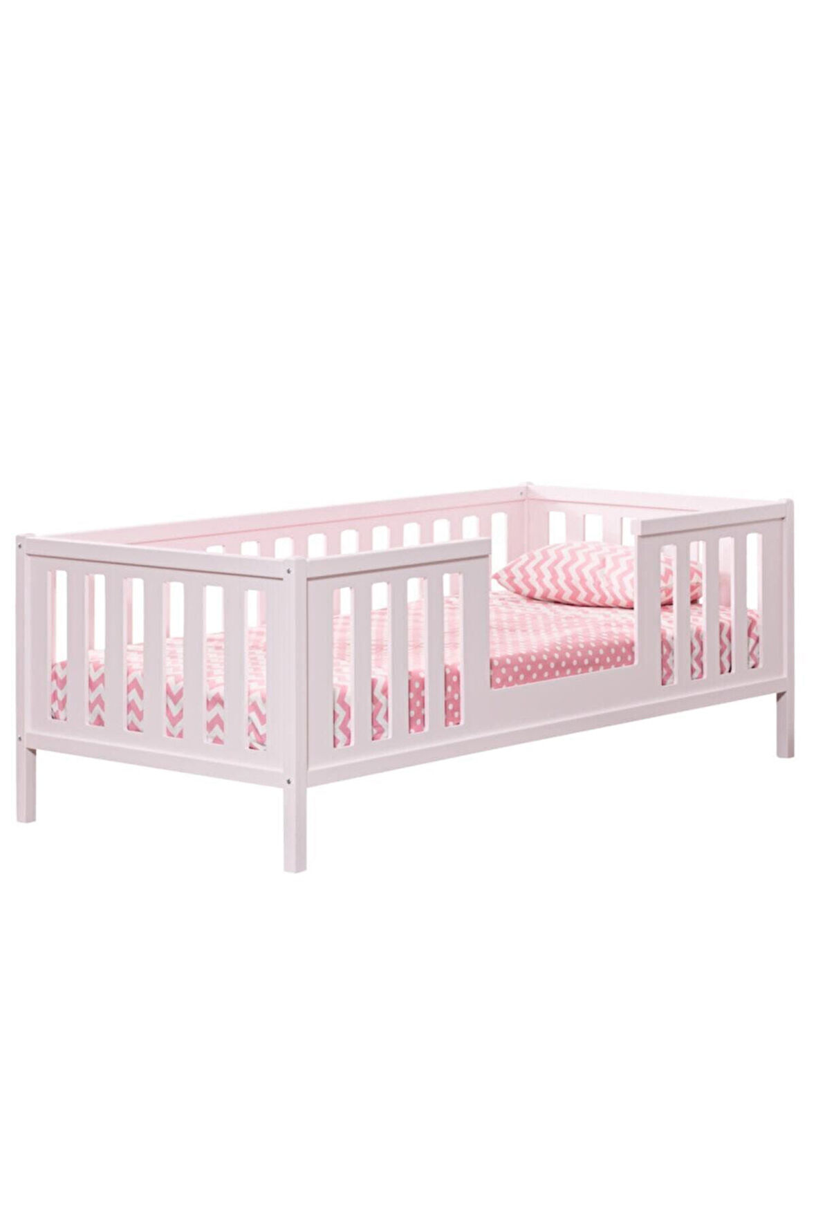 Montessori Karyola, Berlin Mdf Montessori Yatak - Pembe